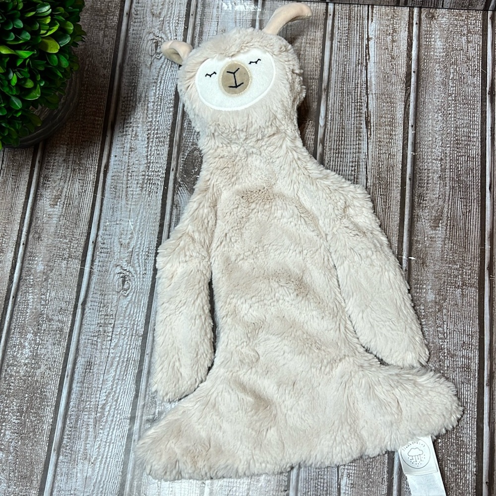 Slumberkins 14” Alpaca Snuggler Lovey Beige Cream Security Blanket